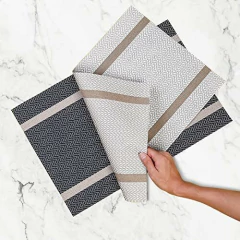 INDIVIDUAL RECTANGULAR HILADO RAYA HORIZONTAL 46X30CM (6801) en internet