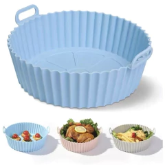 MOLDE SILICONA PARA FREIDORA REDONDA 21 CM PREMIUM - comprar online