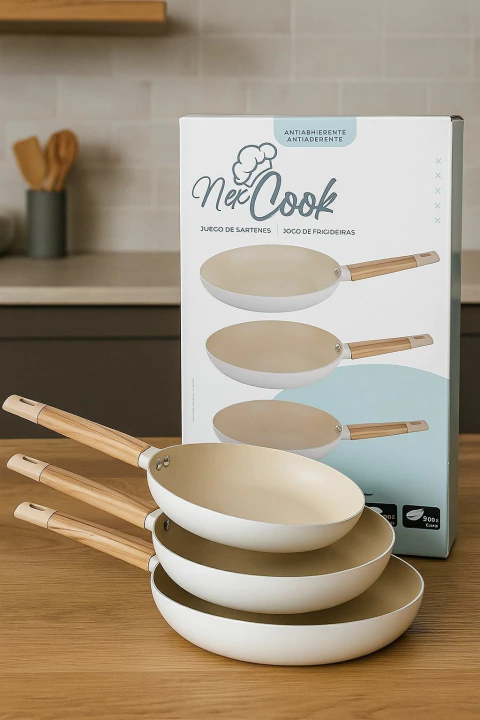 JUEGO DE SARTENES X 3 - comprar online