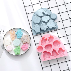 MOLDE 8 FIGURAS EN FORMA DE GORRO - comprar online