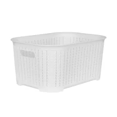 CAJAS ORGANIZADORAS XXL SIMIL RATTAN SIN TAPA - 54 X 35 X 28 CM - Arte y Esencias Mayorista