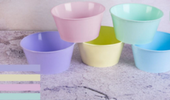 VASO + BOWLS DE COLOR - Arte y Esencias Mayorista