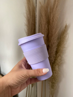 VASO TÉRMICO CON FAJA Y TAPA FULL PASTEL - Arte y Esencias Mayorista