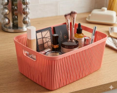 CANASTA PLASTICA RAYAS (161370-801) - tienda online