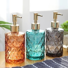 DISPENSER VIDRIO FACETADO ROMBOS(2619) - comprar online