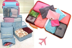 SET DE 6 NECESER PARA VIAJE GRANDE (13160) en internet