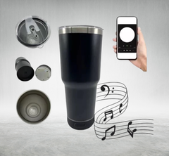 VASO TERMICO CON PARLANTE Y TAPA HERMETICA 800CC (26102) - comprar online