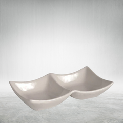 PLATO DOBLE PORCELANA BLANCO (101602) - comprar online