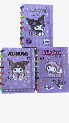 CUADERNO A5 PERSONAJES CON ANILLOS DE COLORES - comprar online