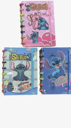 CUADERNO A5 PERSONAJES CON ANILLOS DE COLORES - tienda online