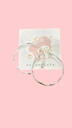 Imagen de SET DE PULSERAS PLATEADAS