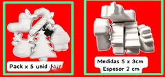 FORMITAS DE YESO SURTIDAS POR PACK - Arte y Esencias Mayorista