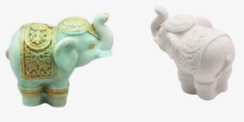 MINI ELEFANTE HINDÚ YESO - comprar online