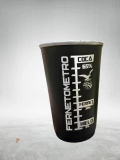VASO FERNETERO METALICO - Arte y Esencias Mayorista