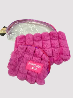 SET DE 3 NECESER CRISTAL + PELUCHITO - comprar online