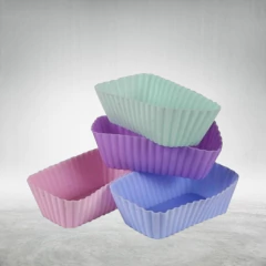 SET DE 6 MINI MOLDE DE SILICONA RECTANGULAR (106569) - comprar online