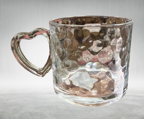 SET DE 2 TAZAS CON TEXTURA Y ASA CORAZÓN (105462) - comprar online