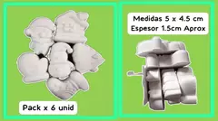 FORMITAS DE YESO SURTIDAS POR PACK en internet
