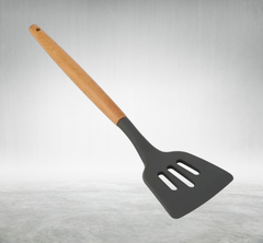 ESPATULA RANURADA CON MANGO MADERA - comprar online