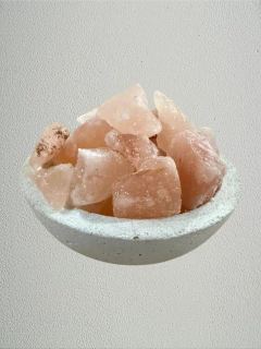 LAMPARAS DE SAL CUENCO DE CEMENTO - comprar online