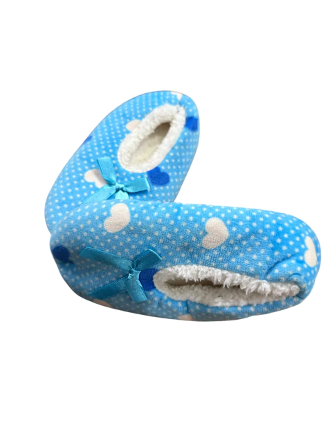 PANTUFLA INFANTIL CELESTE - comprar online