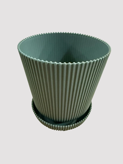 MACETA CANELON CON PLATO 12 cm (201143) - tienda online