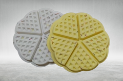 MOLDE WAFLE REDONDO CONFETI - comprar online