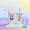 VASO TRASLUCIDO PERSONAJE CON TAPA Y SORBETE - comprar online