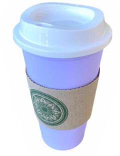VASO MUG PASTEL FAJA CARTON Y TAPA - comprar online