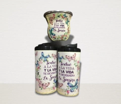 SET MATERO 2 VERTEDORES + MATE - tienda online