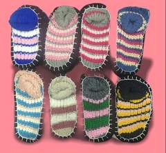 PANTUFLA TEJIDO INFANTIL - tienda online