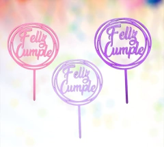 TOPPER FELIZ CUMPLEAÑOS en internet