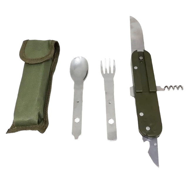 Kit cubiertos desmontables con funda