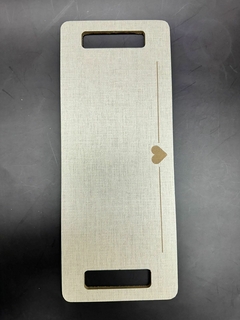BANDEJA RECTANGULAR CON DETALLE MDF - Arte y Esencias Mayorista