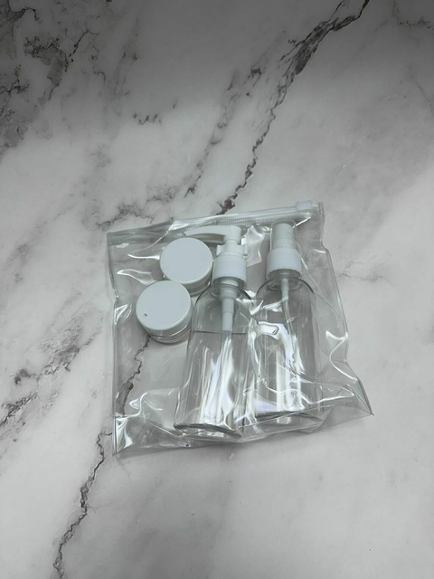 SET DE VIAJE EN ESTUCHE PVC 4 PIEZAS