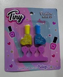 SET DE MAQUILLAJE INFANTIL 2 ESMALTES MAS SEPARADOR DE DEDOS - comprar online