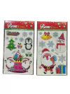 STICKERS NAVIDEÑOS 16X29CM