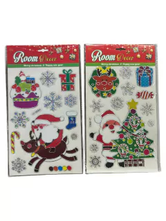 STICKERS NAVIDEÑOS 16X29CM en internet