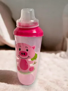 VASO ALTO 350 CC INFANTIL CON TETINA Y TAPA - comprar online