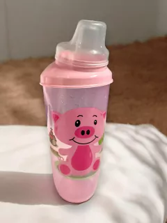VASO ALTO 350 CC INFANTIL CON TETINA Y TAPA - comprar online