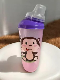 VASO ALTO 350 CC INFANTIL CON TETINA Y TAPA - tienda online
