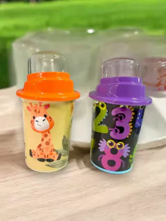 VASO 300 CC ESTAMPADO CON TETINA Y TAPA - comprar online