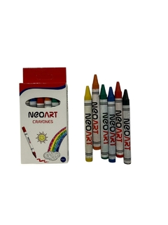 SET X 6 CRAYONES CORTOS (NEOART) - comprar online