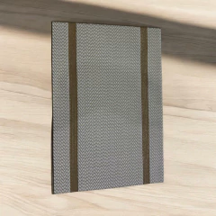 INDIVIDUAL RECTANGULAR HILADO RAYA HORIZONTAL 46X30CM (6801) - comprar online
