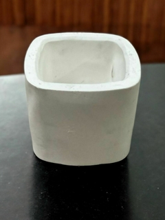PORTA VELA /MACETA YESO - tienda online