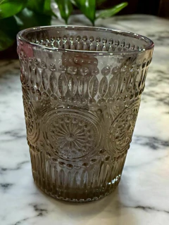 SET X 6 VASOS DE VIDRIO MANDALA BAJOS (120/21/22) - comprar online