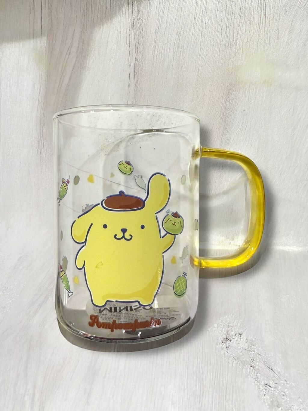 Taza vidrio kuromi y sus amigos