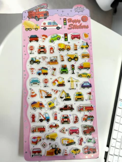 Imagen de PLANCHA DE STICKER 3D PERSONAJES