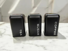 SET DE 3 LATAS RECTANGULAR CON TAPA BLACK - comprar online
