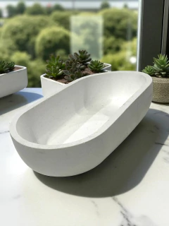 CUENCO DE YESO OVAL BATEA - comprar online